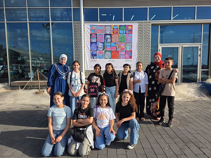 فوز لوحات فنيّة طلابية من مدرسة أجيال في معرض الفنون- يافا